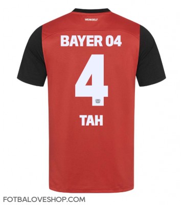Bayer Leverkusen Jonathan Tah #4 Domácí Dres 2024-25 Krátký Rukáv